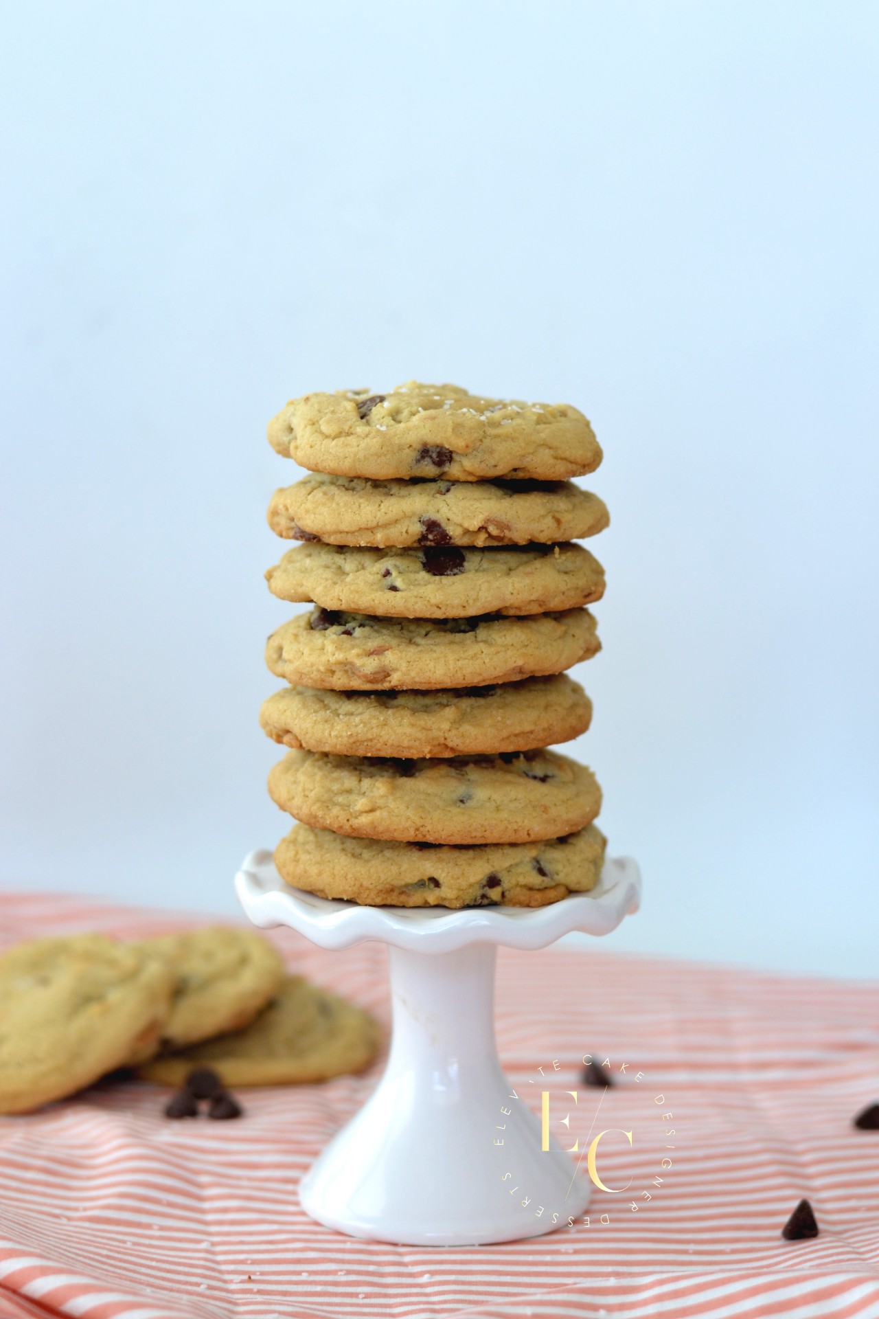 Bakery Style Chocolate Chip Cookies - Olivia Rose Cake Artistry