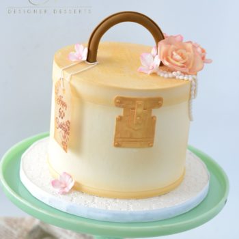 hat box birthday cake